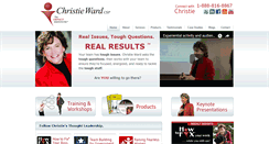 Desktop Screenshot of christieward.com